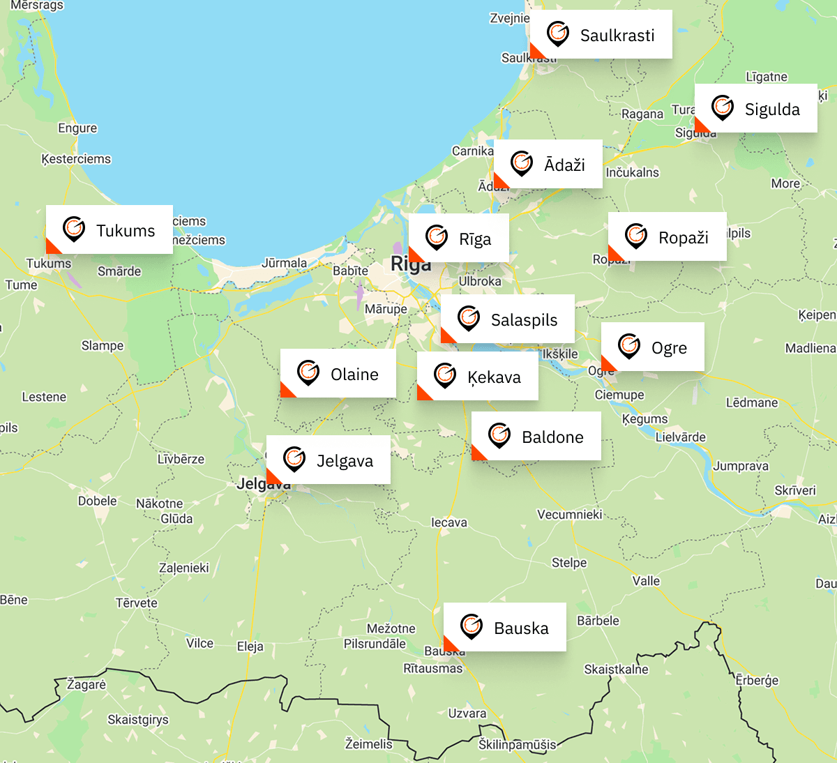 ДОСТАВКА ПО РИГЕ И ОКРЕСТНОСТЯМ